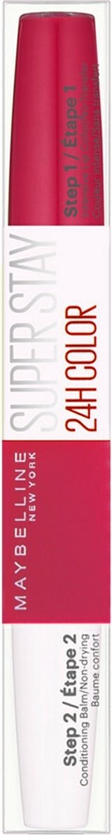 Maybelline Superstay 24H Lippenstift - 195 Raspberry