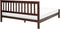 MAYENNE - Tweepersoonsbed - Donkerbruin - 160 x 200 cm - Dennenhout