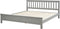 MAYENNE - Tweepersoonsbed - Grijs - 180 x 200 cm - Dennenhout