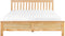 MAYENNE - Tweepersoonsbed - Lichtbruin - 140 x 200 cm - Dennenhout