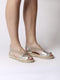 Toni Pons Etna - Dames Espadrilles - Metallic look - Platinum - Maat 39