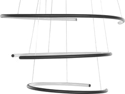 MAYU - Hanglamp - Zwart - Aluminium