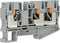 Phoenix Contact PT 10-TWIN - twin rijgklem - push-in aansluiting 10 mm² - grijs