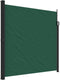 vidaXL - Windscherm - uittrekbaar - 200x600 - cm - donkergroen