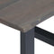 vidaXL - Salontafel - met - natuurlijke - randen - 60x60x40 - cm - acaciahout - grijs