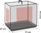 Flamingo Hondenbench Nyo - Draadkooi M - 77x47x53,5 cm - 2 deuren - Zwart