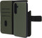 Mobiparts Galaxy A55 - 2 in 1 Wallet Case - Echt leer met uitneembare backcover - Groen