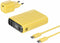 RealPower PB-10000 PD+ - Powerpack - 10.000 mAh - 20W USB-C - Geel