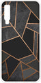 Hoesje Siliconen Geschikt voor Samsung Galaxy A7 (2018) - Design Backcover siliconen - Meerkleurig / Black Graphic