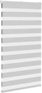 vidaXL - Zebra - rolgordijn - 90x150 - cm - stofbreedte - 85,9 - cm - lichtgrijs