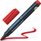 Schneider permanent marker - Maxx 133 - beitelpunt - rood - 10 stuks - S-113302-10