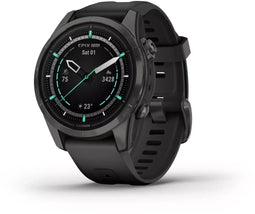 Garmin epix Pro (Gen 2) - Smartwatch - 42mm AMOLED Sapphire - Grijs (Zwart)