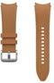 Samsung Watch Hybrid Leather Band - Geschikt voor Galaxy Watch6 (Classic) - Zweetbestendig - Bruin (S/M)