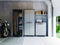Keter Stilo Multipurpose Hoge kast - 3 halve planken - 68x39x173 cm - Donkergrijs/zwart
