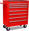 vidaXL - Gereedschapswagen - 7 - lades - rood