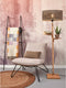 GOOD&MOJO Vloerlamp Java - Bamboe/Zwart - Ø50x158cm - - Staande lampen voor Woonkamer - Slaapkamer