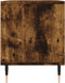 vidaXL - Tv-meubel - 100x34,5x44,5 - cm - bewerkt - hout - gerookt - eikenkleurig