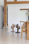 Designed by Lotte Cactus - Krabpaal - Hout - 3 paaltjes - Taupe - 35 x 35 x 60 cm