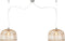 GOOD&MOJO Hanglamp Borneo - Bamboe - Ø42cm - 2L - Scandinavisch,Bohemian - Hanglampen Eetkamer, Slaapkamer, Woonkamer