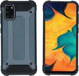 iMoshion Hoesje Geschikt voor Samsung Galaxy A31 Hoesje - iMoshion Rugged Xtreme Backcover - Donkerblauw