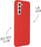 Accezz Samsung Galaxy S21 - Liquid Silicone Backcover - Schokabsorberend - Rood