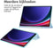 imoshion Tablet Hoes Geschikt voor Samsung Galaxy Tab S9 11.0 inch Plus / Tab S9 FE Plus / Tab S10 Plus - imoshion Trifold Hardcase Bookcase - Lichtblauw /Lichtblauw