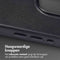 Accezz iPhone 15 Pro - Leren Hoesje met MagSafe - Verhoogde randen - Onyx Black
