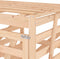 vidaXL - Containerberging - dubbel - massief - grenenhout