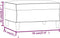 vidaXL - Voetenbank - 70x55x41 - cm - fluweel - geel