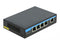 Delock Gigabit Ethernet Switch - 4x PoE 802.3af - 1x RJ45 Uplink - 60W totaal - 1 Gbps - 130x87x28mm