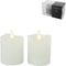 Countryfield LED kaarsen - stompkaarsen - timer - warm wit - D5 x H7,2 cm