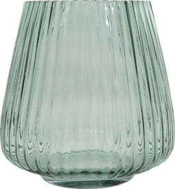 Point-Virgule - Vaas - Glas - Groen - Ø 17.7cm H 18cm