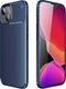 iMoshion Hoesje Geschikt voor iPhone 13 Hoesje Siliconen - iMoshion Carbon Softcase Backcover - Blauw