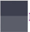 vidaXL - Rolgordijn - verduisterend - 140x130 - cm - stofbreedte - 136,6 - cm - blauw