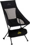 NOMAD Sarek Comfort - Campingstoel - Ultra-lichtgewicht - Zwart