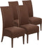 SVJ Eetkamerstoelen - 58x47x105 cm - Rotan - Bruin - Set van 4