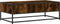 vidaXL - Salontafel - 100x50x35 - cm - bewerkt - hout - en - metaal - gerookt - eiken