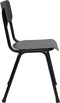 Zuiver Back To School Tuinstoel - Zwart - Set van 2