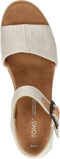 Toms 10017908 Diana - Damesschoenen sandalen - Leren bovenmateriaal - Beige