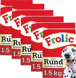 Frolic Hondenbrokken - Compleet Droogvoer - Rund - 5x1.5kg