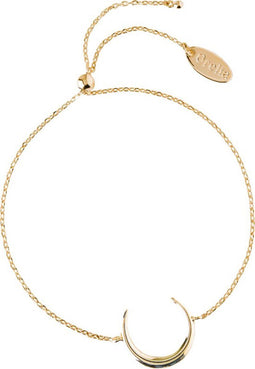 Orelia armband - Halvemaanvorm - Verstelbaar 16-19 cm - Goudkleurig