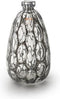 Zzing! Merve - Handgemaakte design vaas - Hoogte 34 cm - Diameter 18 cm - Donker grijs