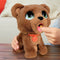 FurReal PoopaLots Bear - Interactieve pluchen knuffel - 20 cm - Bruin