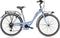 MBM Agora Transportfiets 28 Inch 0- Damesfiets 46 cm - 6 Versnellingen - Lichtblauw