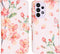 iMoshion Hoesje Geschikt voor Samsung Galaxy A33 Hoesje Met Pasjeshouder - iMoshion Design Softcase Bookcase - Roze / Blossom Watercolor