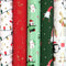 WINTERGLOW - Cadeaupapier - Set van 5 rollen 200 x 70 cm - Multikleur