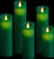 vidaXL 5-delige Kaarsenset met afstandsbediening LED warmwit