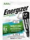 Energizer E300624300 - Oplaadbare batterij AAA - NiMH 800mAh - Zilver