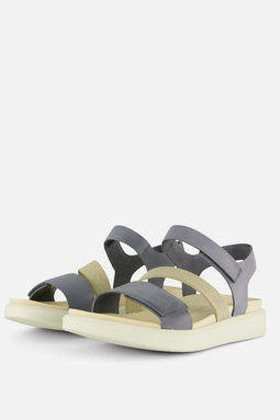 Ecco Flowt W - Sandalen - Klittenbandsluiting - Blauw