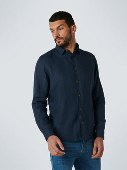 No Excess - Overhemd - Lange mouwen - Donkerblauw